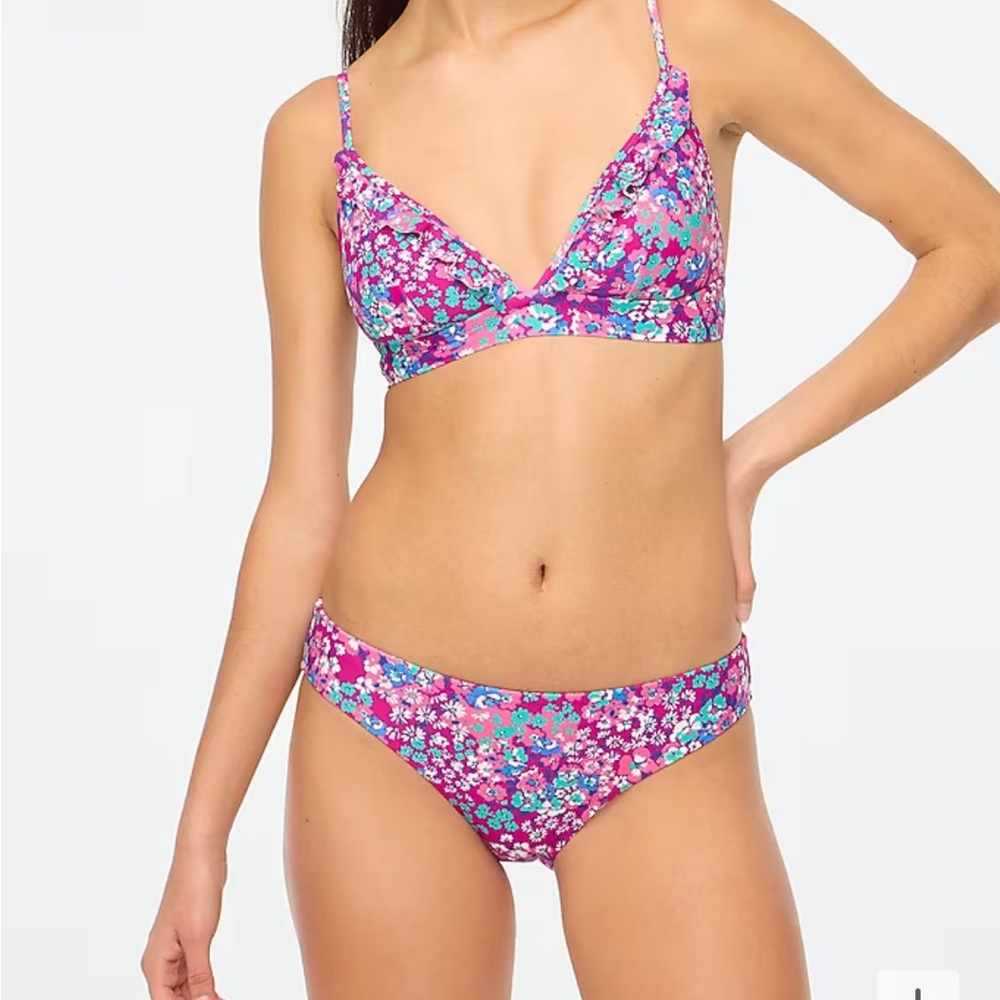 J Crew Brilliant Plum Bikini NWT
